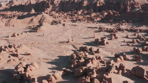 Astronaut in light space suit walking by red deserted planet Mars exploration 4K 스톡 동영상 157528446