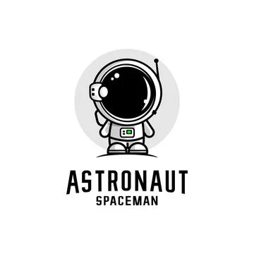 ASTRONAUT LOGOS Stock Illustration