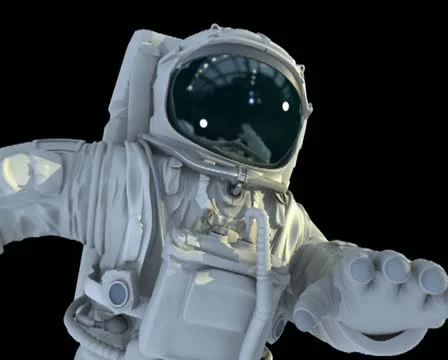 Astronaut in open space. Stock Footage 11357407