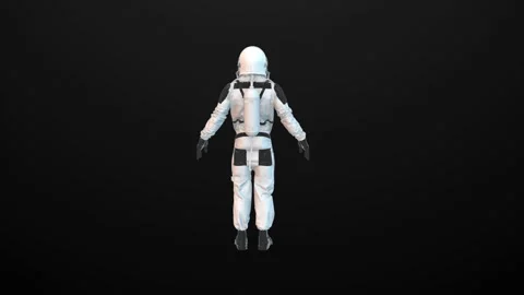Astronaut Rotating Stock Footage 232802519