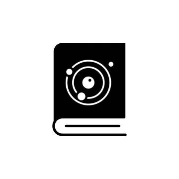Astronaut Space Book Icon Vector Template EPS10 File Stock Illustration