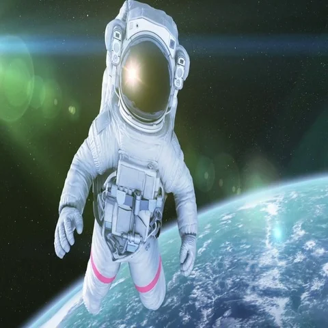 Astronaut in Space 스톡 동영상 69707892