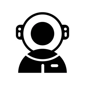Astronaut, Space Suit Icon Vector Template EPS10 File Stock Illustration