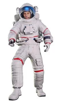 Astronaut, Spaceman Stock Illustration