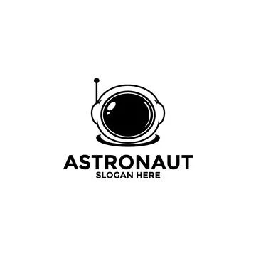 Astronaut vector logo icon, Illustration astronaut or space logo design tem.. Stock Illustration