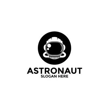 Astronaut vector logo icon, Illustration astronaut or space logo design tem.. Stock Illustration