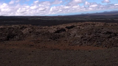 Astronaut walking in mars simulated landscape Stock Footage 93533268