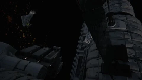Astronauts and zero gravity on the International Space Station Stock Footage 260652908