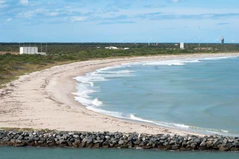 Astronauts' beach Stock Photos