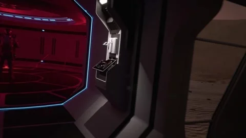 The astronauts help the human army in the space conquest program 05 Stock Footage 258669520