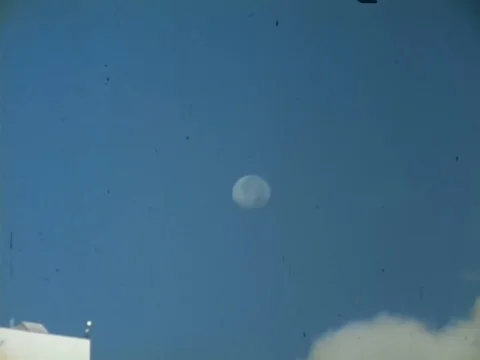 Astronauts John Watts Young and Charles Moss Duke drive a Lunar Roving Vehicle Video stock 79458638