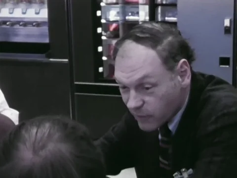 Astronauts John Watts Young and Charles Moss Duke drive a Lunar Roving Vehicle, Stock Footage 79458661