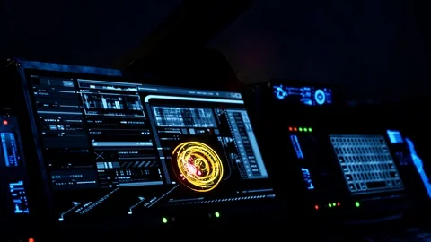 Astronaut’s strategy secures victory in space combat Stock Footage 118044353