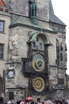 Astronimical clock in prague Stock Photos