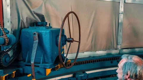 Astronomer  Inside Astronomical Observatory Video stock 73349882