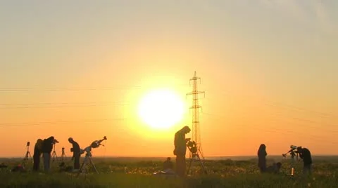 Astronomers Video stock 11193982