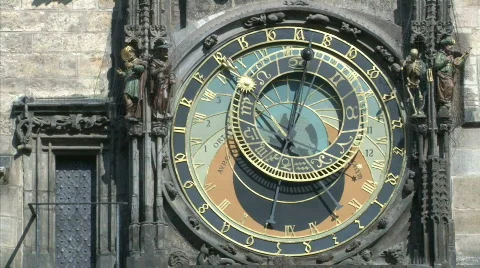 Astronomical clock Video stock 499534