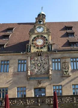 Astronomical clock heilbronn Stock Photos