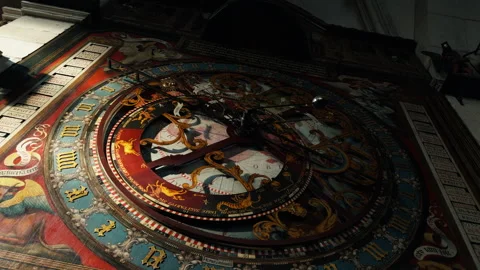 Astronomical Clock Inside St Paulus Dom Münster Stock Footage 331334521
