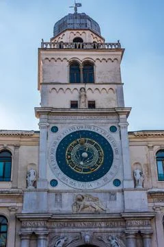 Astronomical Clock in Padua Stock Photos