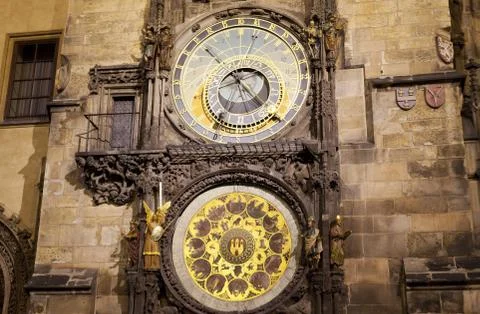 Astronomical clock Foto stock