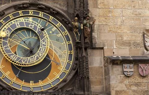 Astronomical clock Stock-Fotos