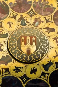 Astronomical clock Stock-Fotos