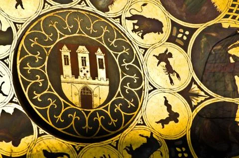 Astronomical clock Stock Photos