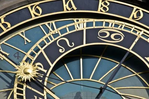 Astronomical clock Stock-Fotos