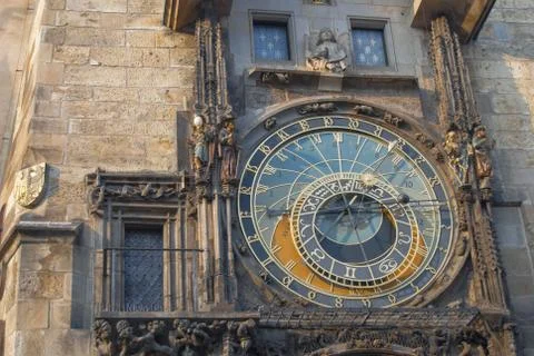 Astronomical clock Stock Photos
