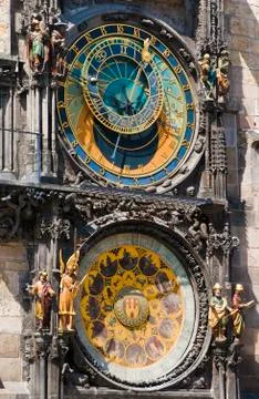 Astronomical clock Stock Photos