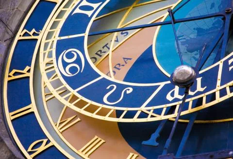 Astronomical clock Stock Photos