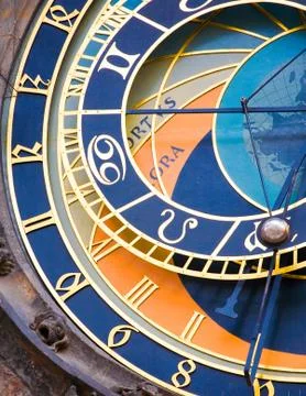 Astronomical clock Stock Photos
