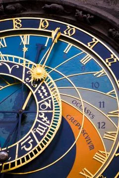 Astronomical clock Stock Photos