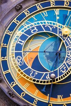 Astronomical clock Stock Photos