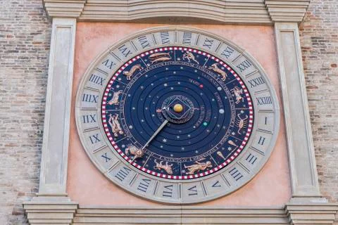 Astronomical clock Stock Photos