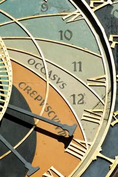 Astronomical clock Foto stock