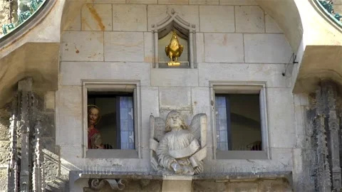 Astronomical clock, Prague. 스톡 동영상 143621292