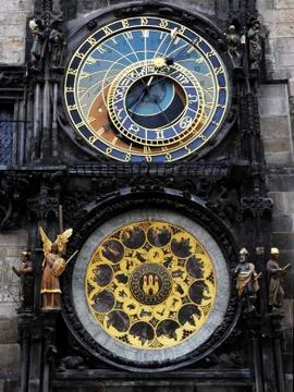 Astronomical clock of Prague Foto stock