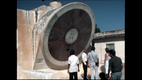 Astronomical Instrument in Jaipur Stock Footage 276293202