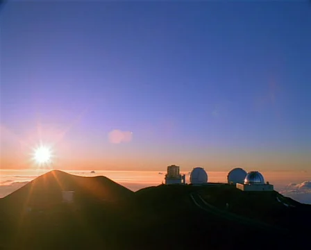 Astronomical Observatories PAL Video stock 534409