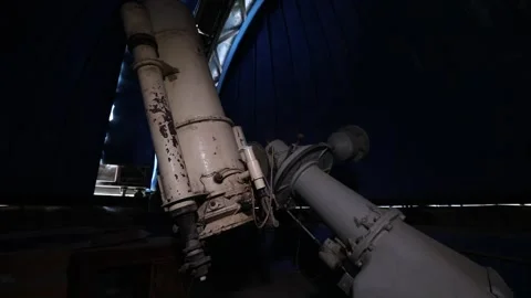 Astronomical Observatory  in dark 1 Vídeo Stock 329247105