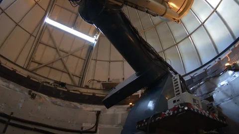 Astronomical observatory in Space center Stock Footage 99082470
