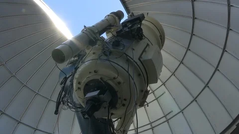 Astronomical observatory in Space center Stock Footage 99082517