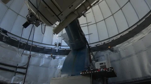 Astronomical observatory in Space center Stock Footage 99082619