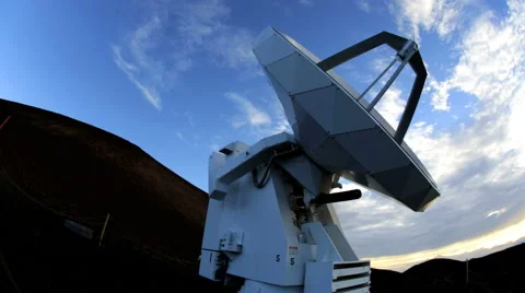 Astronomical Very Large Array Dish Research Facility Satellite Telescope Stock Footage 42222558