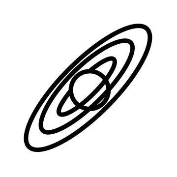Astronomy icon template Stock Illustration