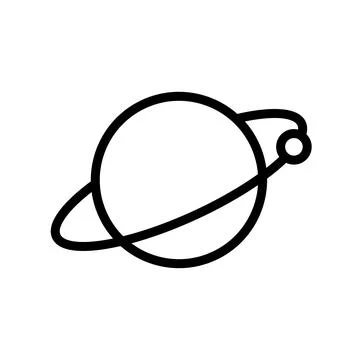 Astronomy icon template Stock Illustration