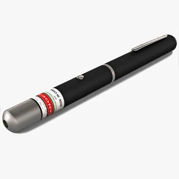 Astronomy Powerful Green Laser Pointer 5mw 532nm 3D Model
