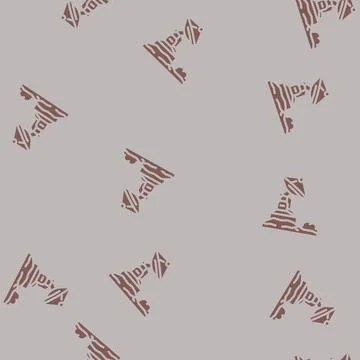Astrophysics space exploration glyph vector seamless pattern Stockillustratie